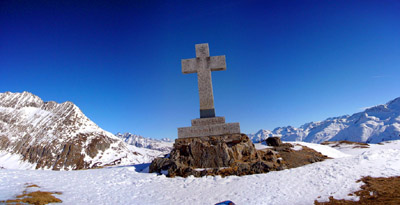 Panorama Skigebiet Dieni-Milez-Alpsu, Sedrun GR, Februar 2007